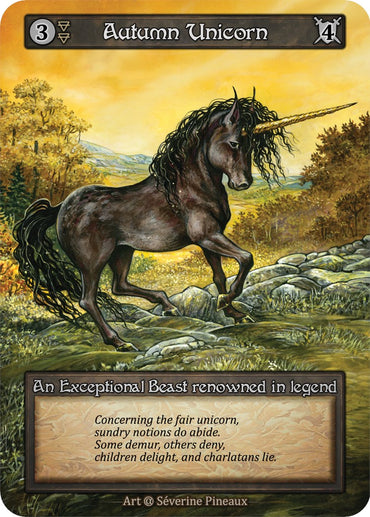 Autumn Unicorn (Preconstructed Deck) [Alpha]