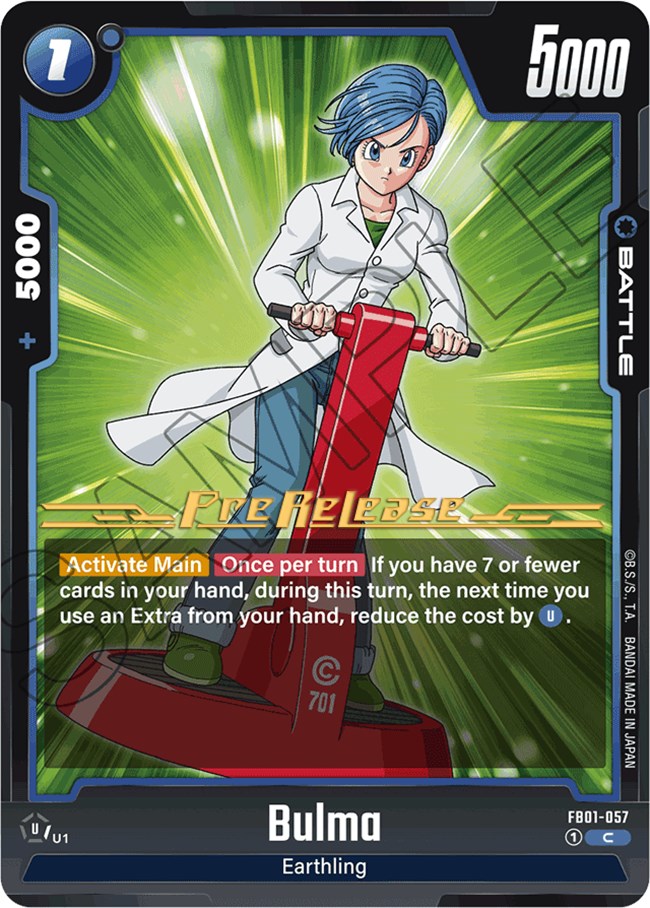 Bulma [Awakened Pulse Pre-Release Cards]