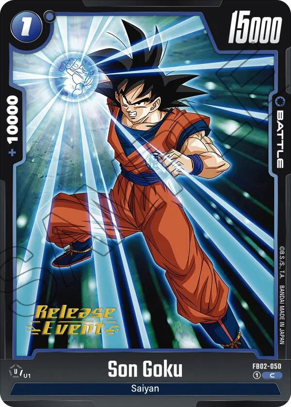 Son Goku (FB02-050) [Blazing Aura Pre-Release Cards]