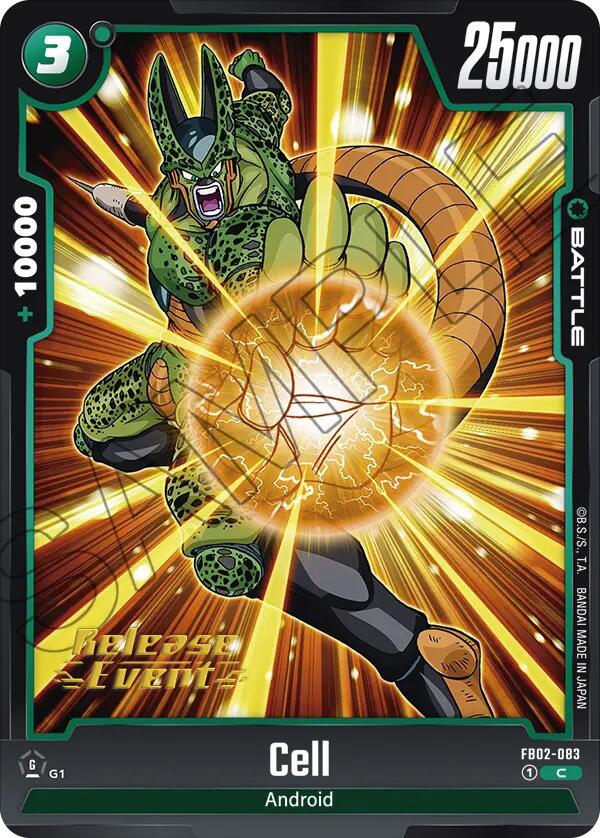 Cell (FB02-083) [Blazing Aura Pre-Release Cards]