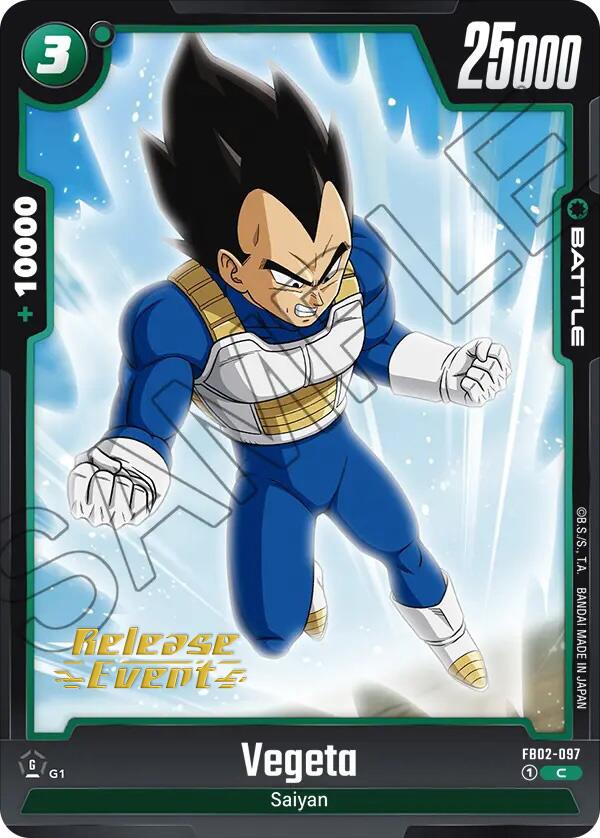 Vegeta (FB02-097) [Blazing Aura Pre-Release Cards]