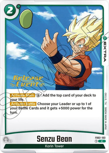 Senzu Bean [Blazing Aura Pre-Release Cards]