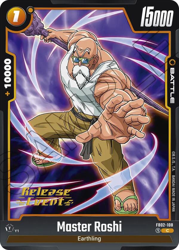 Master Roshi (FB02-108) [Blazing Aura Pre-Release Cards]