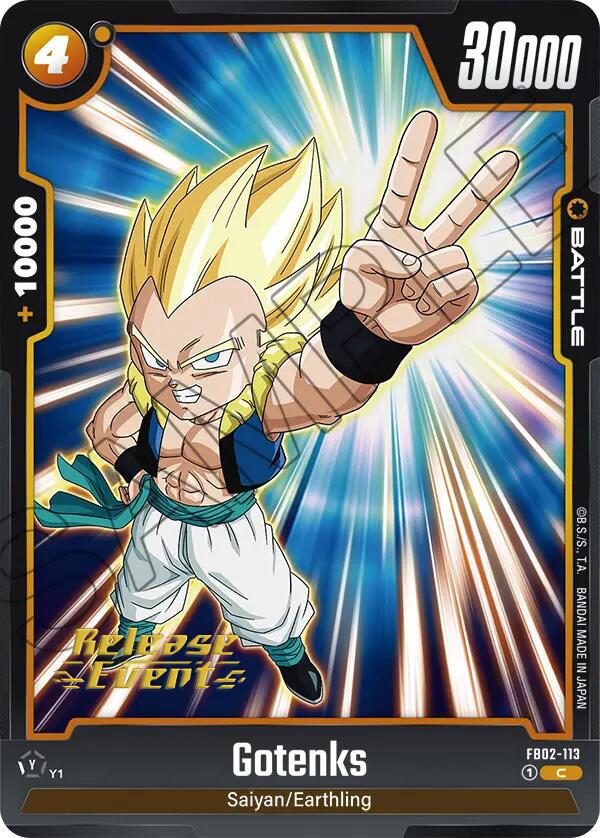 Gotenks (FB02-113) [Blazing Aura Pre-Release Cards]