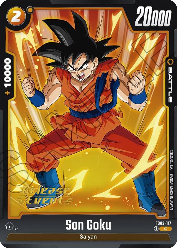 Son Goku (FB02-117) [Blazing Aura Pre-Release Cards]