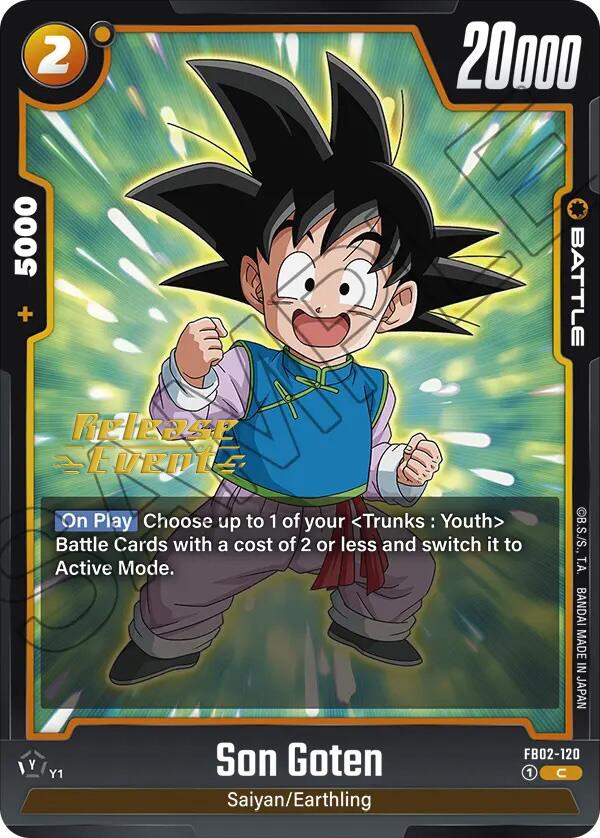 Son Goten (FB02-120) [Blazing Aura Pre-Release Cards]