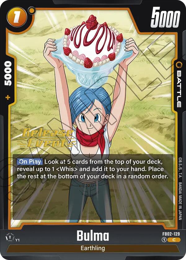 Bulma (FB02-129) [Blazing Aura Pre-Release Cards]