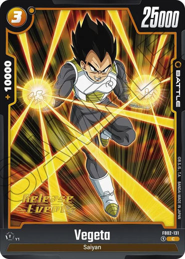 Vegeta (FB02-131) [Blazing Aura Pre-Release Cards]