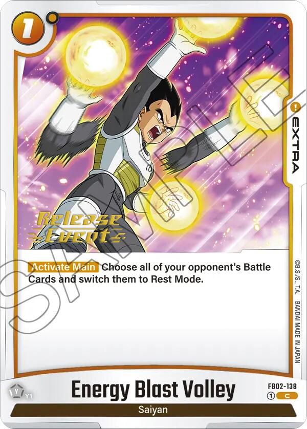 Energy Blast Volley [Blazing Aura Pre-Release Cards]