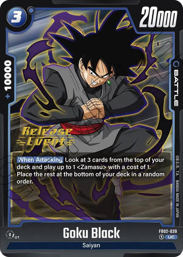 Goku Black (FB02-039) [Blazing Aura Pre-Release Cards]