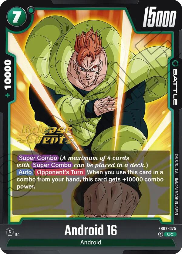 Android 16 [Blazing Aura Pre-Release Cards]