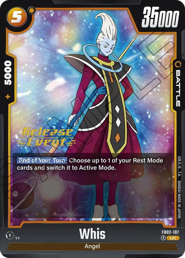 Whis (FB02-107) [Blazing Aura Pre-Release Cards]