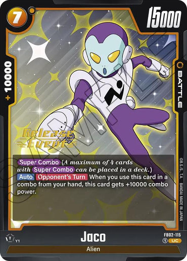 Jaco [Blazing Aura Pre-Release Cards]