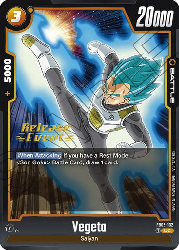 Vegeta (FB02-132) [Blazing Aura Pre-Release Cards]