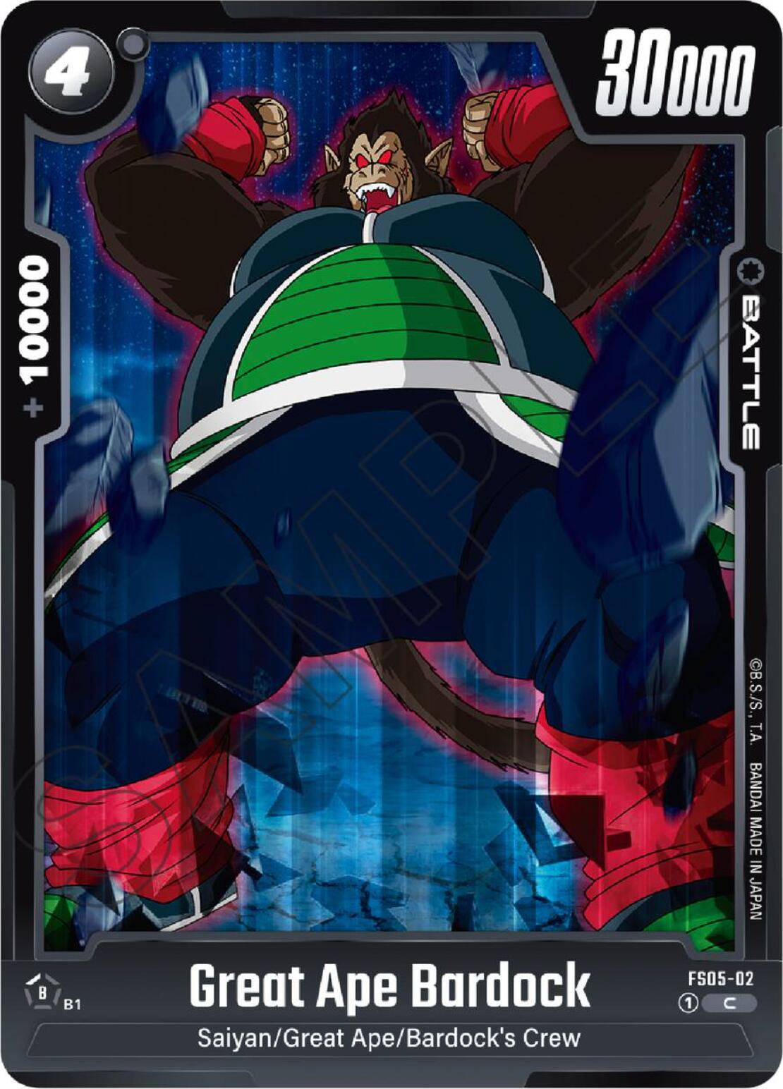 Great Ape Bardock [Starter Deck: Bardock]