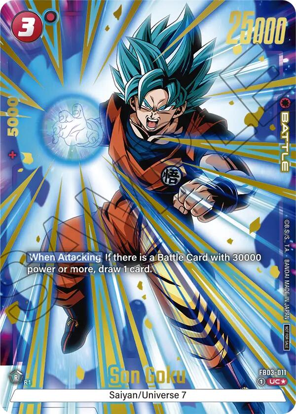 Son Goku (FB03-011) (Championship Pack 02) (Gold) [Fusion World Tournament Cards]