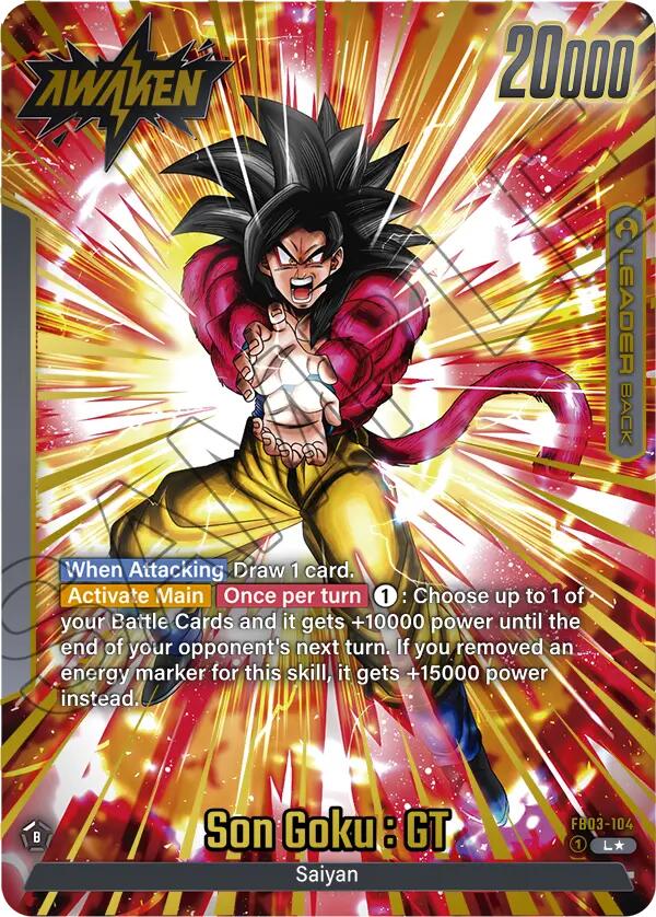 Son Goku : GT (FB03-104) (Alternate Art) [Raging Roar]