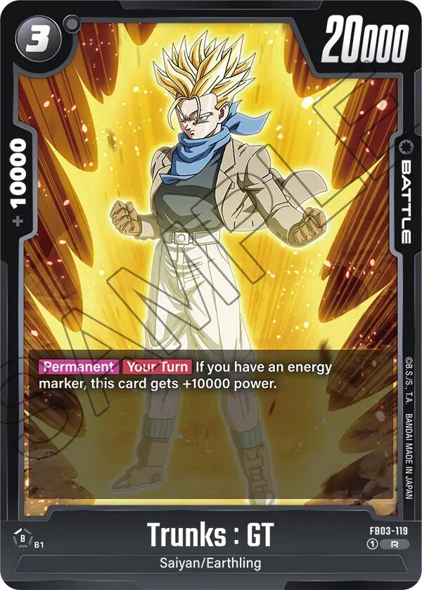 Trunks : GT (FB03-119) [Raging Roar]