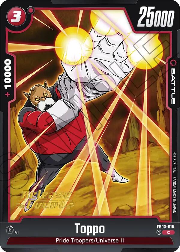 Toppo (FB03-015) [Raging Roar Release Event Cards]