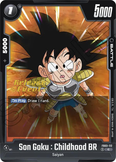 Son Goku : Childhood BR [Raging Roar Release Event Cards]