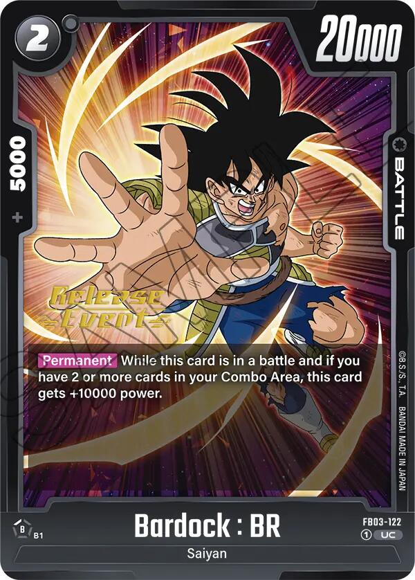 Bardock : BR [Raging Roar Release Event Cards]