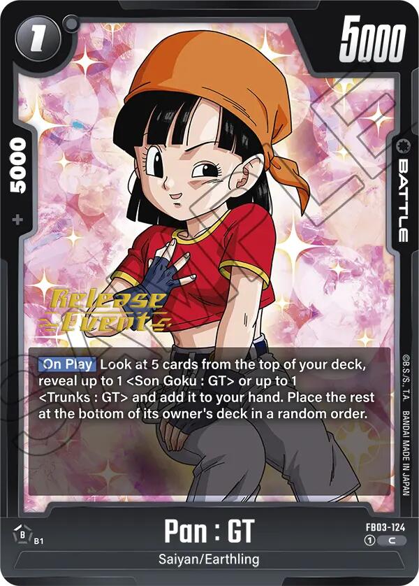 Pan : GT (FB03-124) [Raging Roar Release Event Cards]