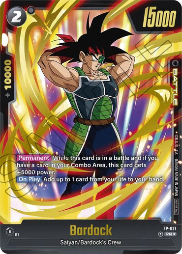 Bardock (FP-021) (Gold) [Fusion World Promotion Cards]