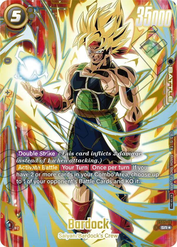 Bardock (FS05-11) (Gold) [Fusion World Tournament Cards]