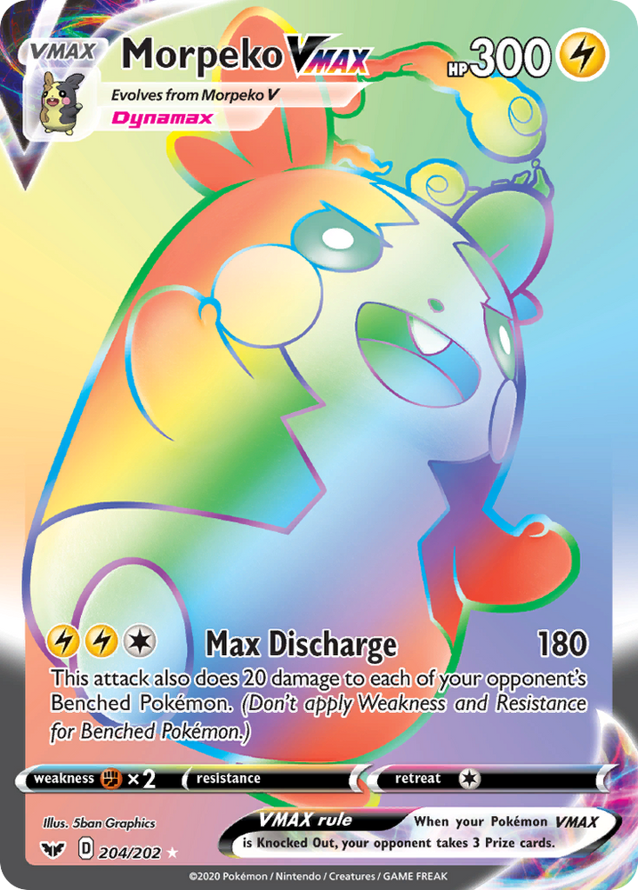 Morpeko VMAX (204/202) [Sword & Shield: Base Set]